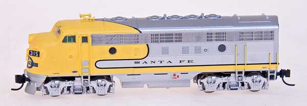 AT&SF - Diesel - F-7A - Yellow Bonnet - Intermountain Railroad Company 69221-08